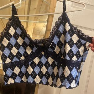 Cute plaited crop top